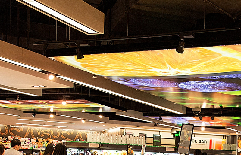 LG05S 빔 각도 120 ° 슬림 LED BATTEN 피팅